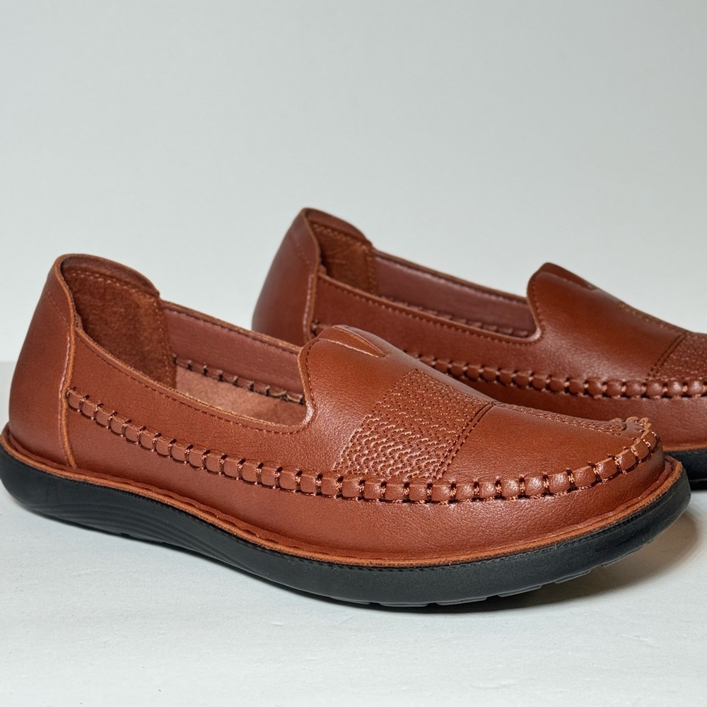 Casual Slip-On Loafer in Brown